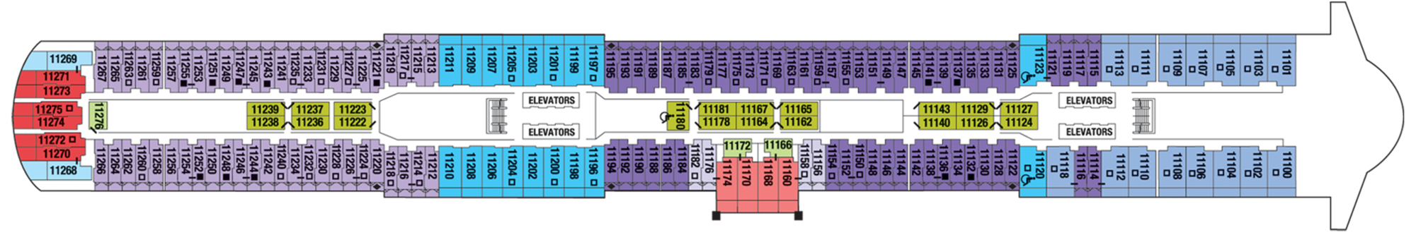 Deck 11 plan